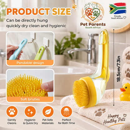 Bath Brush & Grooming 3 in 1 Set