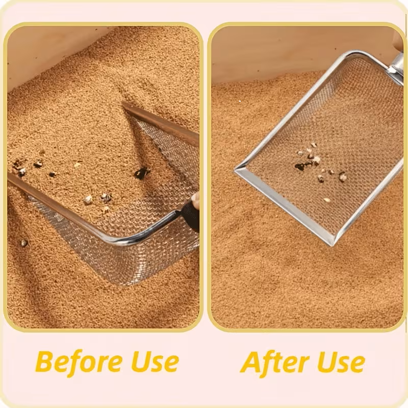Stainless Steel Cat Litter Scoop - Stainless Steel