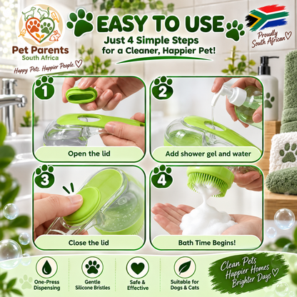 Bath Brush & Grooming 3 in 1 Set