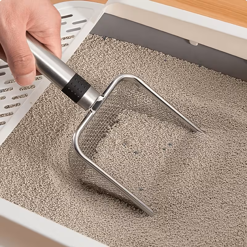 Stainless Steel Cat Litter Scoop - Stainless Steel