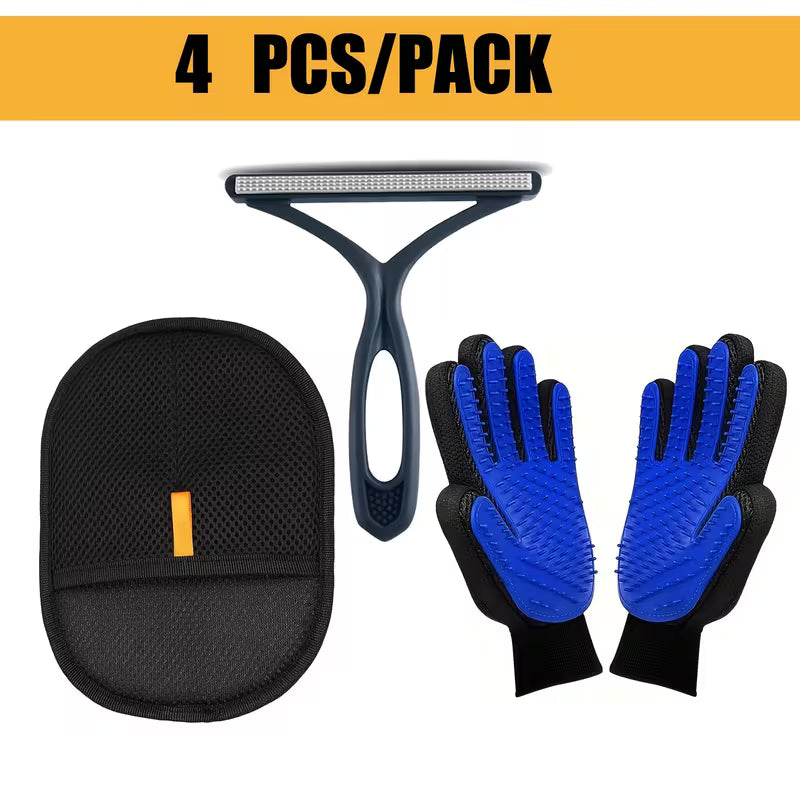 Professional Pet Grooming Kit – 4-Piece Pack