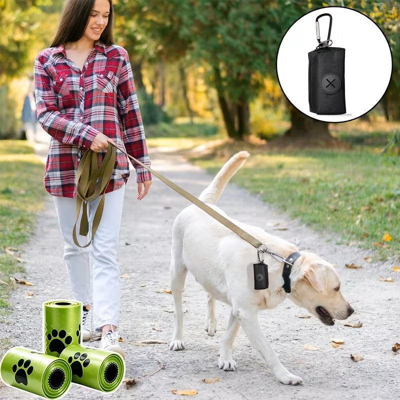 Portable Dog Poop Holder & Bags