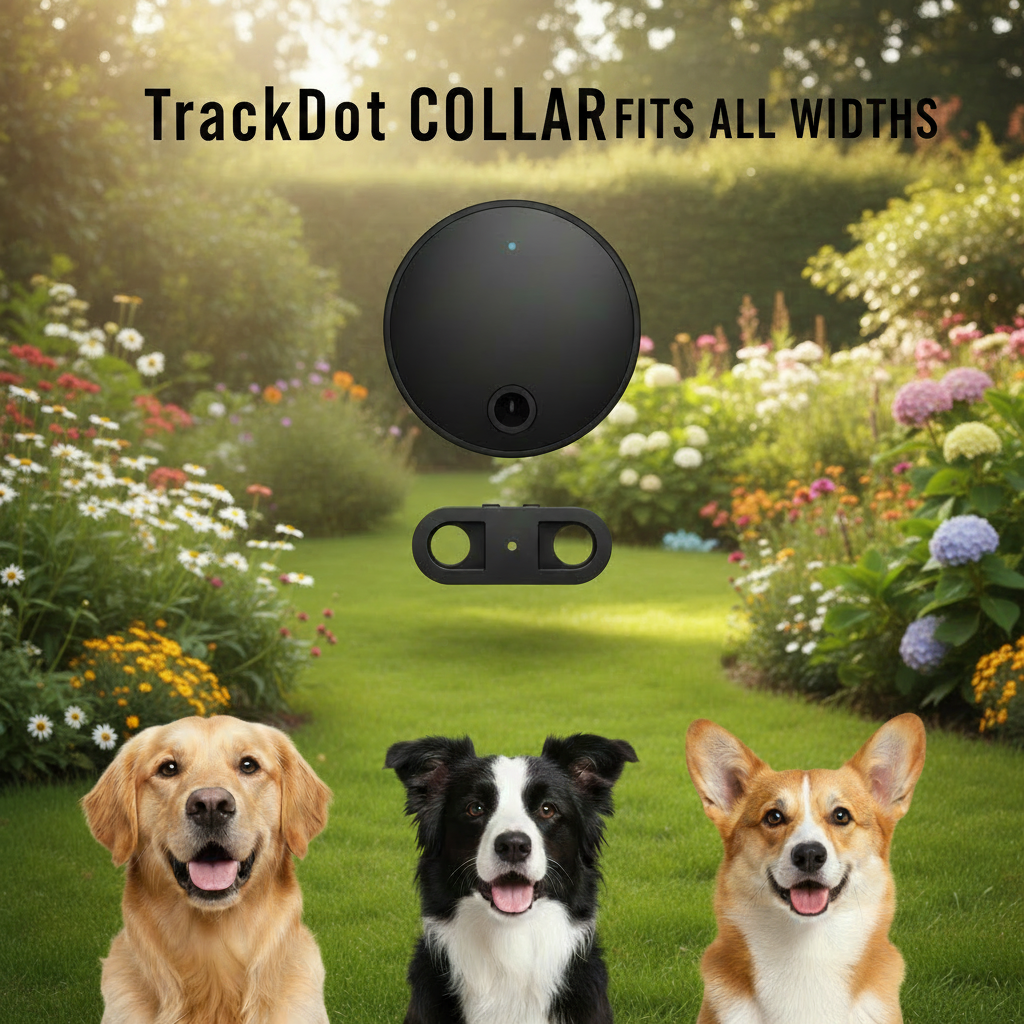 TrackDot GPS Collar Dogs (Only IOS Compatible)