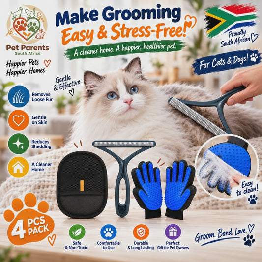 Professional Pet Grooming Kit – 4-Piece Pack